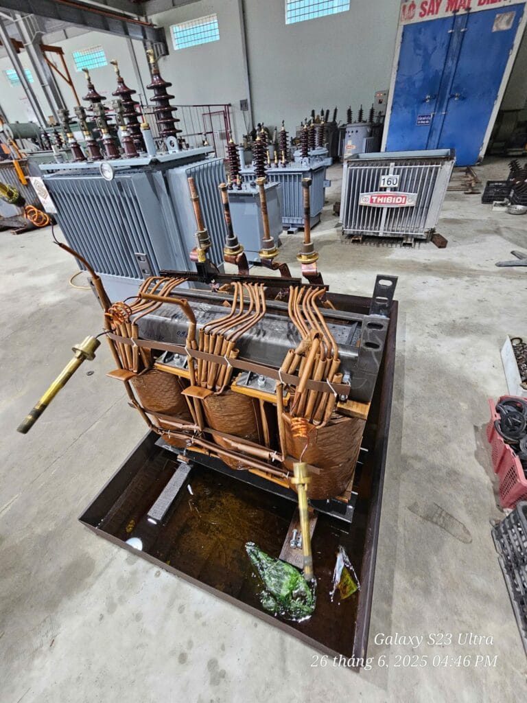 Dịch vụ thu mua thanh lý máy biến áp & trạm biến áp giá cao, uy tín của 768